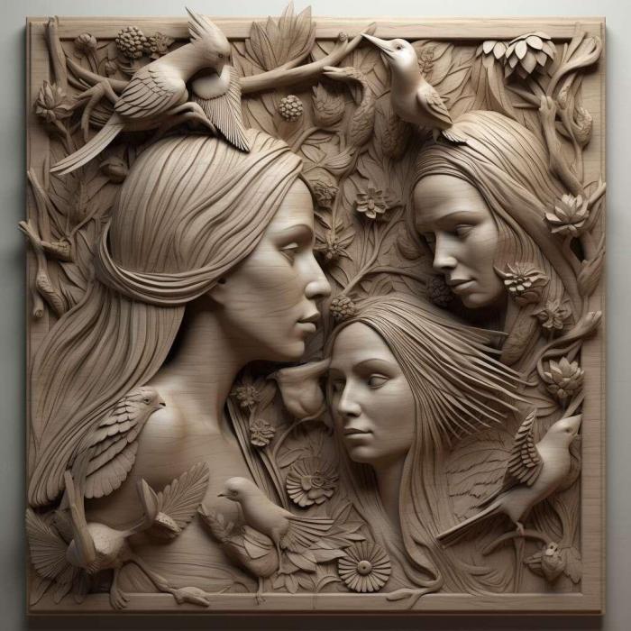 نموذج ثلاثي الأبعاد لآلة CNC 3D Art 